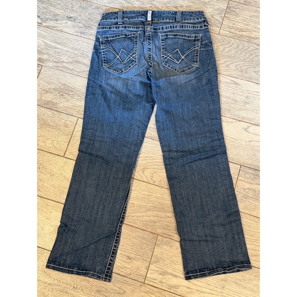 Ariat Real Clarissa Bootcut Jeans 32 Regular 32R Denim Western Boot Womens Rodeo